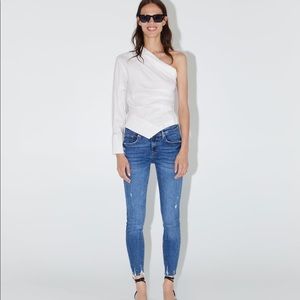 Zara _ skinny blue jeans